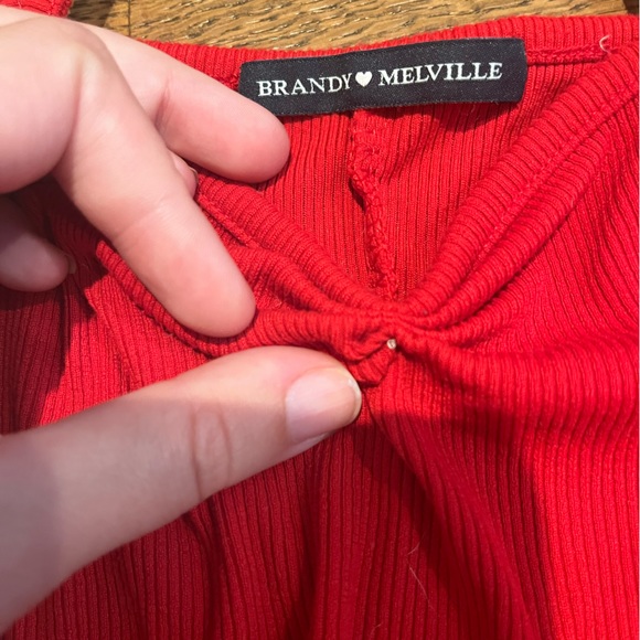 Red tank top from Brandy Melville - Picture 2 of 3